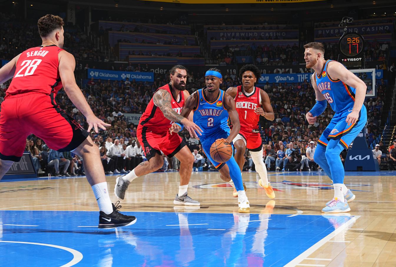 次节开场切, 中三分